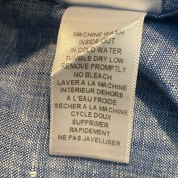 Frank & Eileen sleeveless linen blouse. EUC - Picture 11 of 11